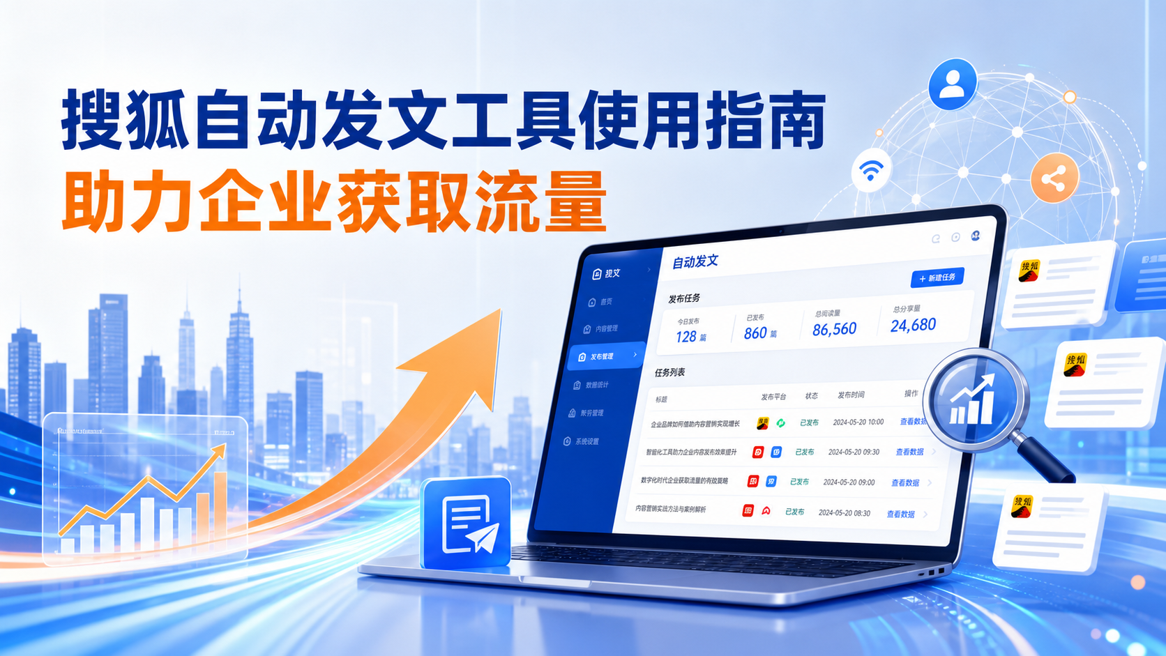 搜狐自动发文工具的使用指南：助力清远企业获取流量